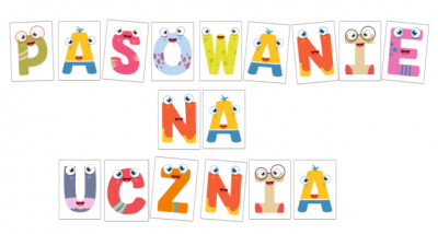 Napis pasowania na ucznia